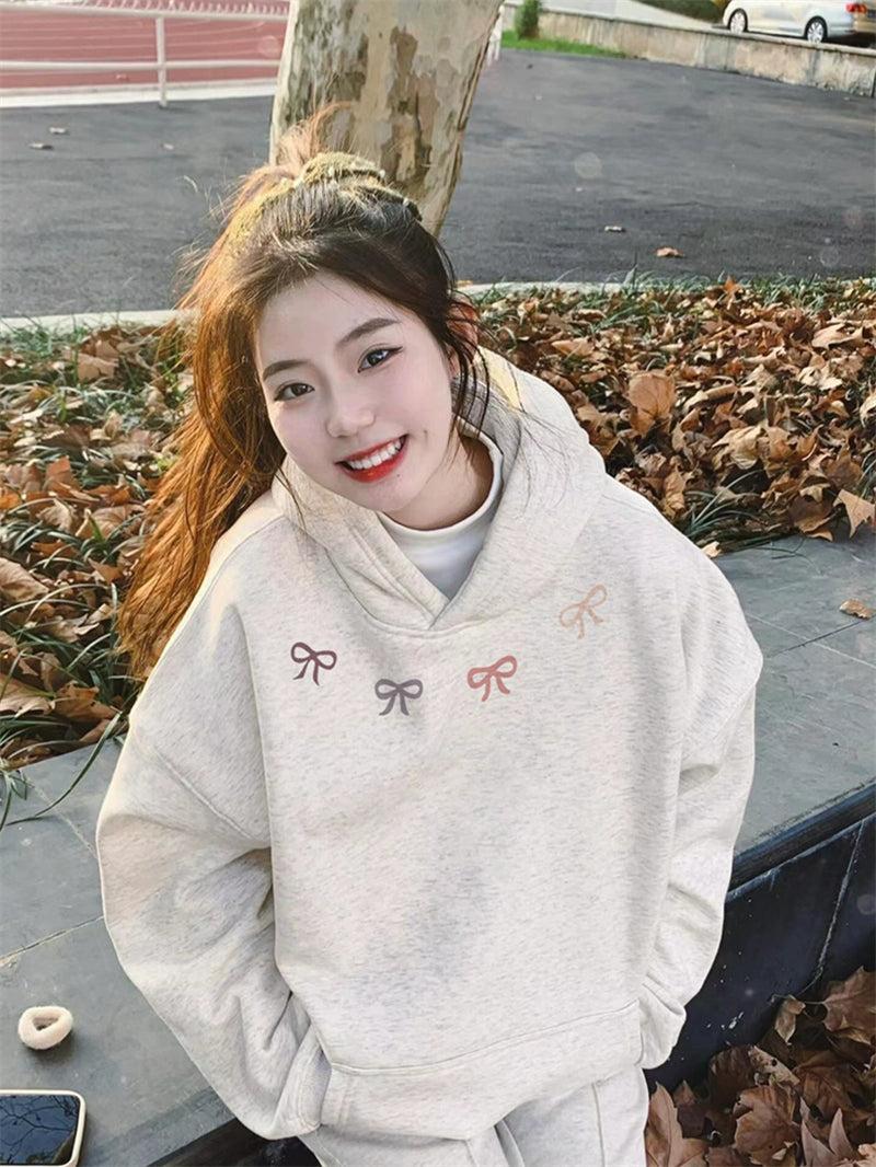 Mina Ribbon Icons Hoodie-korean-fashion-Hoodie-Mina's Closet-OH Garments