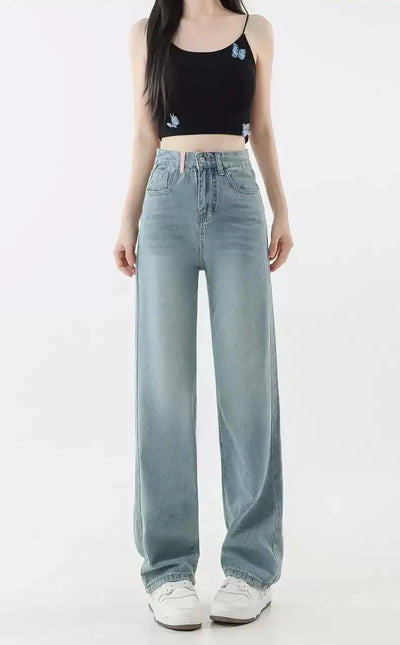 Mina Tassel Pocket Flared Jeans-korean-fashion-Jeans-Mina's Closet-OH Garments