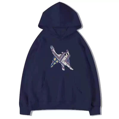 Mina Tribal Stitch Cat Hoodie-korean-fashion-Hoodie-Mina's Closet-OH Garments