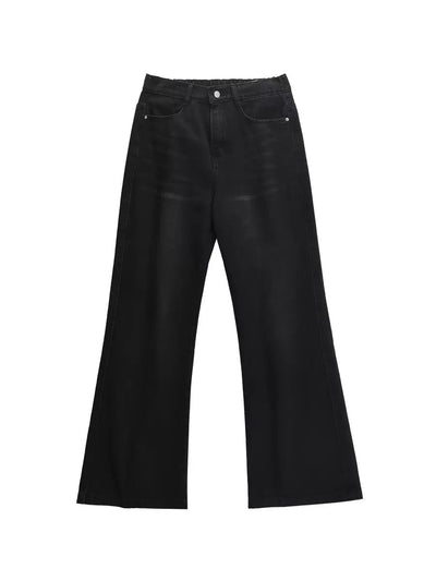 Nine Clean Fit Flare Jeans-korean-fashion-Jeans-Nine's Closet-OH Garments