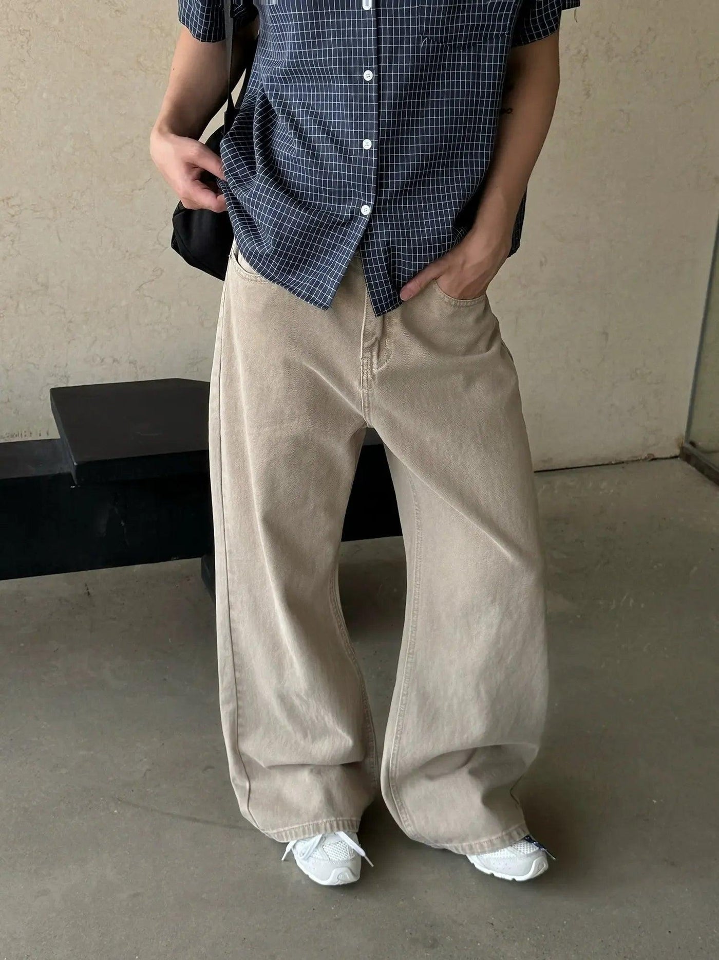 Nine Clean Fit Straight Jeans-korean-fashion-Jeans-Nine's Closet-OH Garments