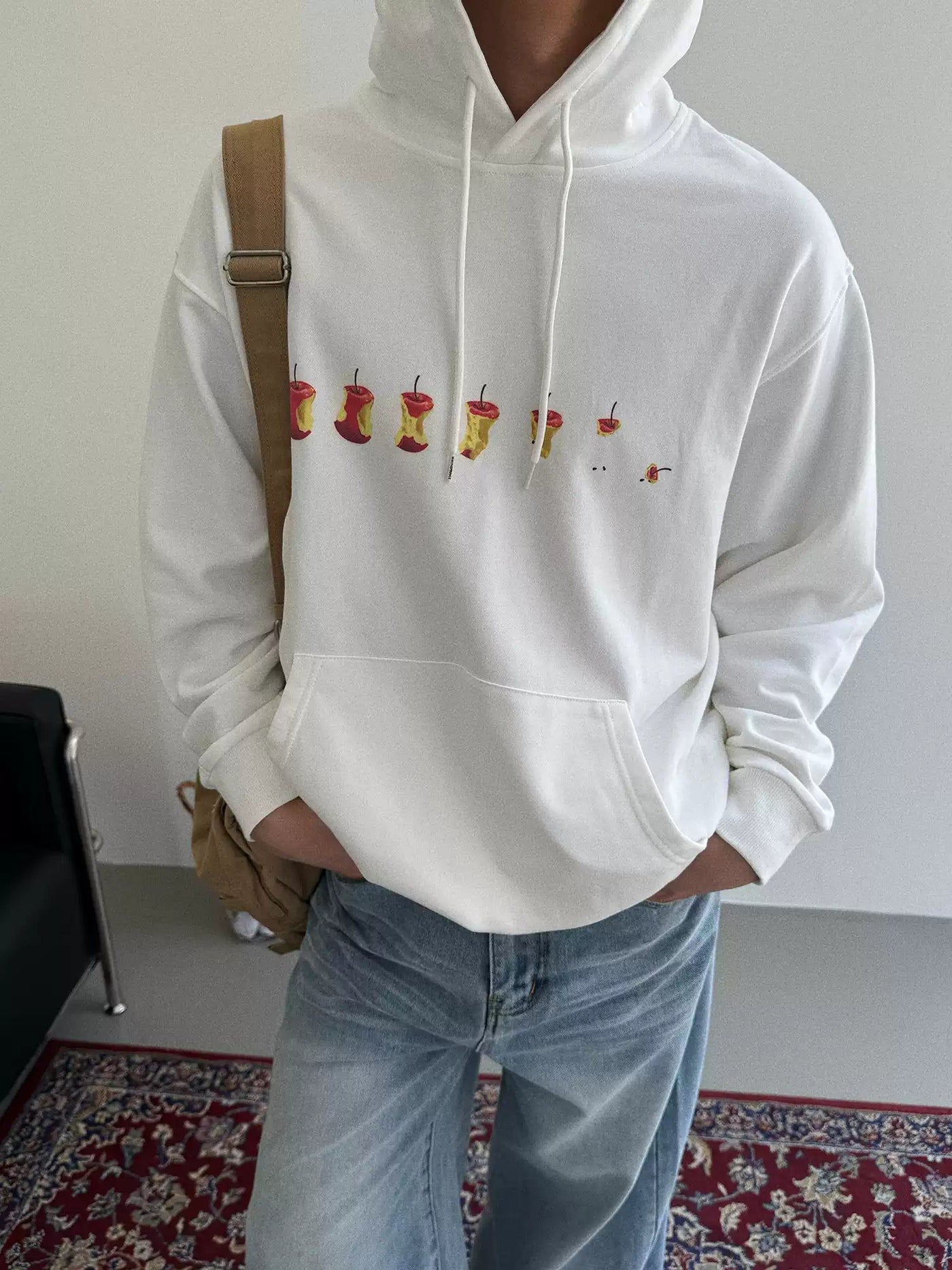 Nine Creative Apple Graphic Hoodie-korean-fashion-Hoodie-Nine's Closet-OH Garments