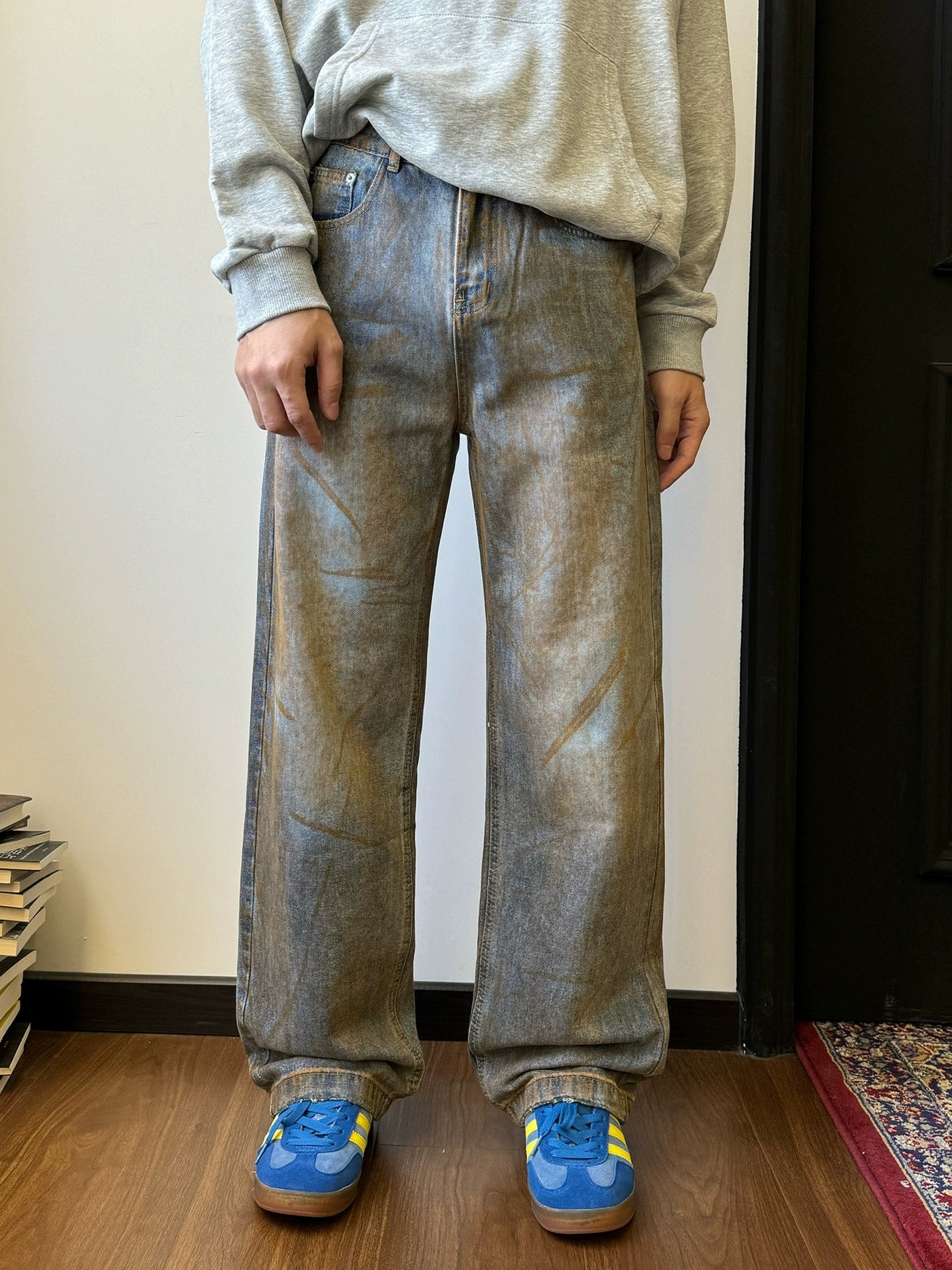 Nine Dirty Dyed Jeans-korean-fashion-Jeans-Nine's Closet-OH Garments