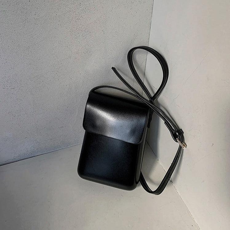 Nine Essential Leather Cross Body Bag-korean-fashion-Bag-Nine's Closet-OH Garments