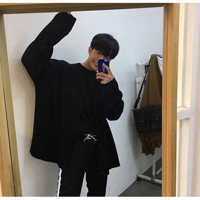 Nine Essential Long Knit Cardigan-korean-fashion-Cardigan-Nine's Closet-OH Garments