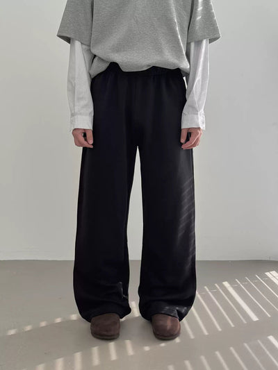 Nine Multi-Pocket Relaxed Fit Sweatpants-korean-fashion-Pants-Nine's Closet-OH Garments