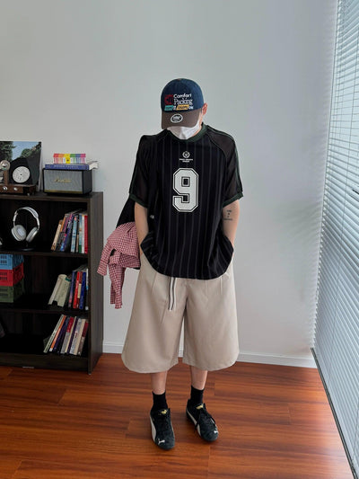 Nine Pleated Drape Shorts-korean-fashion-Shorts-Nine's Closet-OH Garments