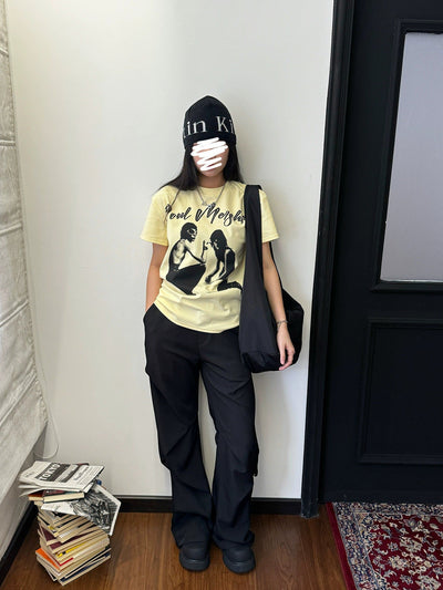 Nine Soul of Mershier Graphic T-Shirt-korean-fashion-T-Shirt-Nine's Closet-OH Garments