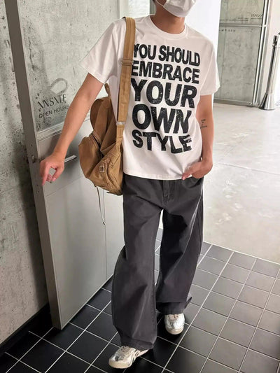Nine Washed Curve-Cut Loose Pants-korean-fashion-Pants-Nine's Closet-OH Garments