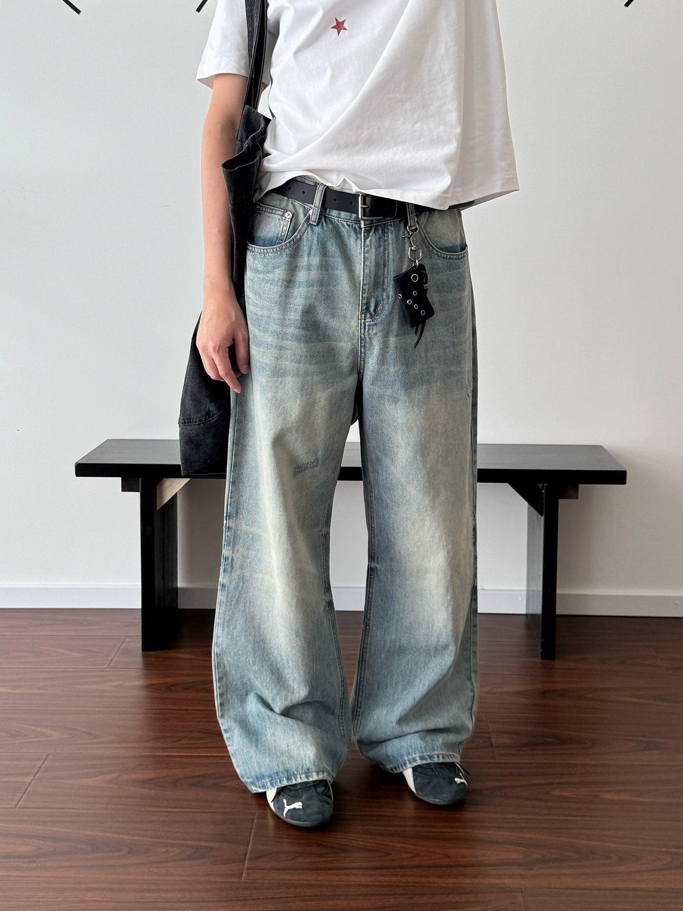Nine Whiskered Loose Fit Jeans-korean-fashion-Jeans-Nine's Closet-OH Garments