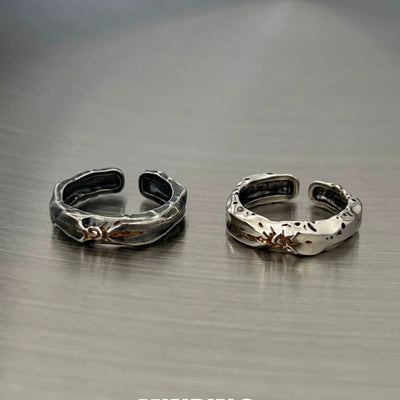 OH Abstract Carving Cosmic Melt Ring-korean-fashion-Ring-OH Atelier-OH Garments