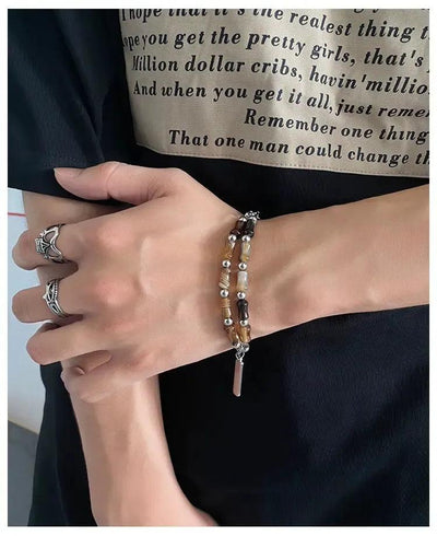OH Bamboo Double-Layer Bracelet-korean-fashion-Bracelet-OH Atelier-OH Garments