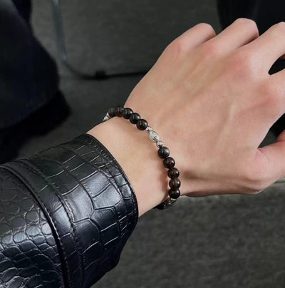 OH Black & Metallic Beaded Bracelet-korean-fashion-Bracelet-OH Atelier-OH Garments