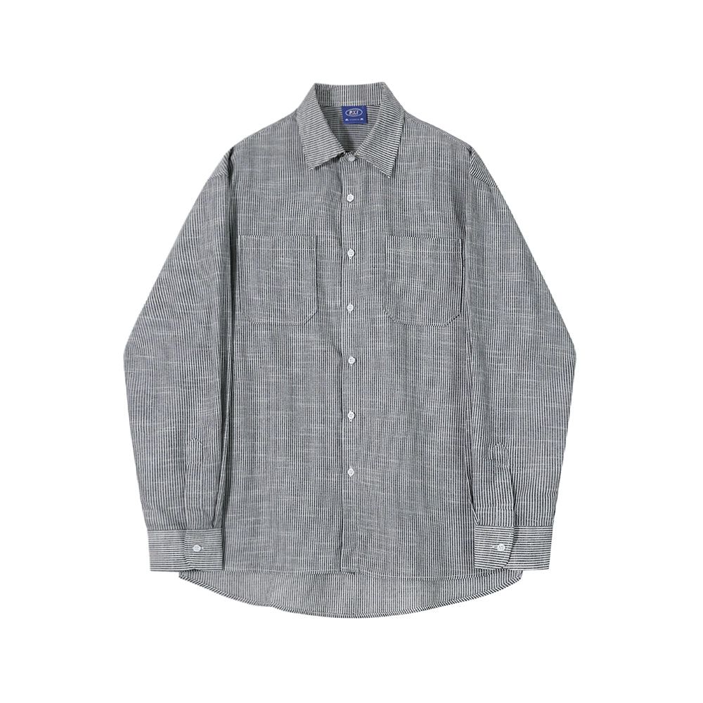 OH Breast Pocket Corduroy Shirt-korean-fashion-Shirt-OH Atelier-OH Garments