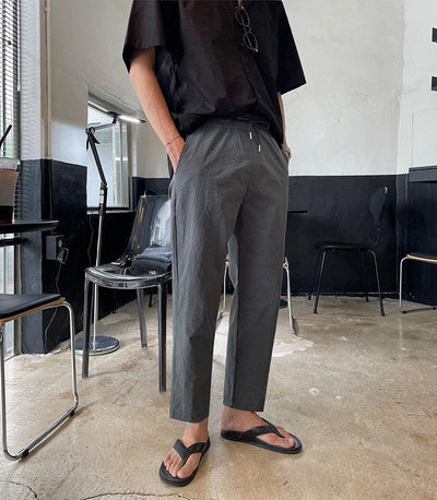 OH Casual Ankle Length Pants-korean-fashion-Pants-OH Atelier-OH Garments