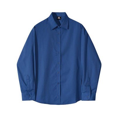 OH Casual Solid Color Buttoned Shirt-korean-fashion-Shirt-OH Atelier-OH Garments