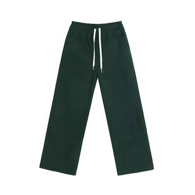 OH Casual Textured Wide Sweatpants-korean-fashion-Pants-OH Atelier-OH Garments