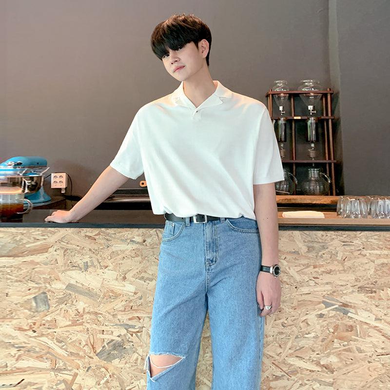 OH Classic Solid Color Regular Fit Polo-korean-fashion-Polo-OH Atelier-OH Garments