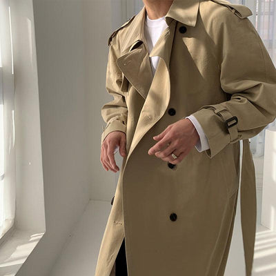 OH Classic Strap Detail Trench Coat-korean-fashion-Long Coat-OH Atelier-OH Garments