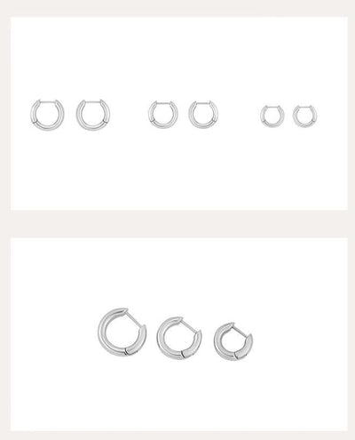 OH Classic Thick Hoop Earrings-korean-fashion-Earrings-OH Atelier-OH Garments