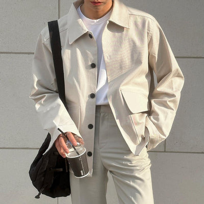 OH Classic Wide Side Pocket Jacket-korean-fashion-Jacket-OH Atelier-OH Garments