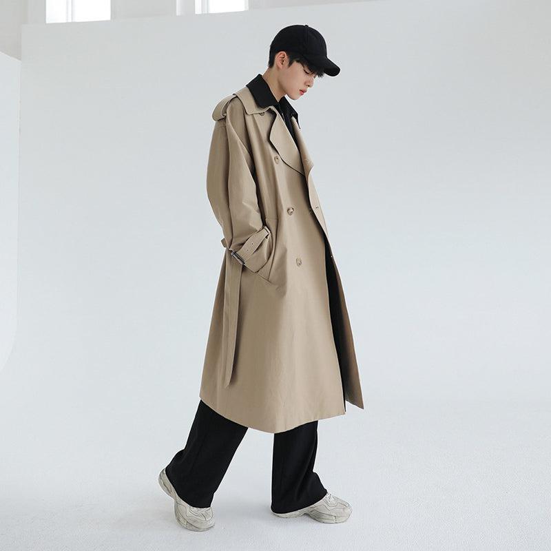 OH Contrast Layer Trench Coat-korean-fashion-Long Coat-OH Atelier-OH Garments