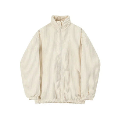 OH Corduroy Casual Zipped Jacket-korean-fashion-Jacket-OH Atelier-OH Garments