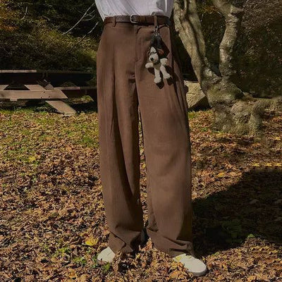 OH Corduroy Wide Pants-korean-fashion-Pants-OH Atelier-OH Garments