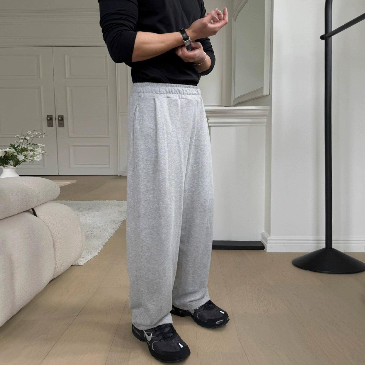 OH Cozy Elastic Waist Sweatpants-korean-fashion-Pants-OH Atelier-OH Garments