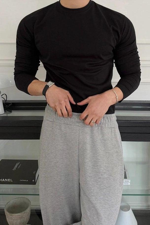 OH Cozy Elastic Waist Sweatpants-korean-fashion-Pants-OH Atelier-OH Garments