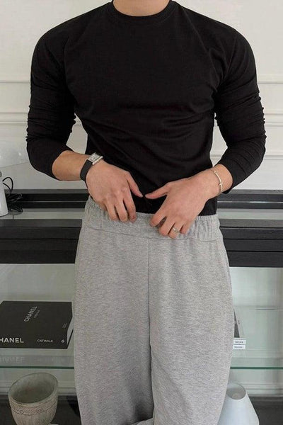 OH Cozy Elastic Waist Sweatpants-korean-fashion-Pants-OH Atelier-OH Garments