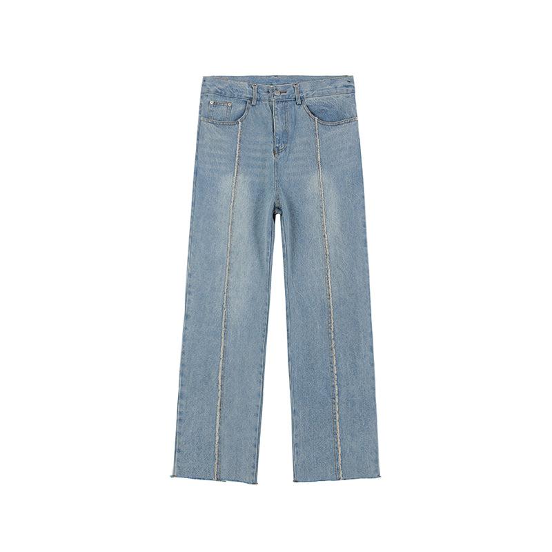 OH Distressed Seam Jeans-korean-fashion-Jeans-OH Atelier-OH Garments