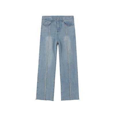 OH Distressed Seam Jeans-korean-fashion-Jeans-OH Atelier-OH Garments