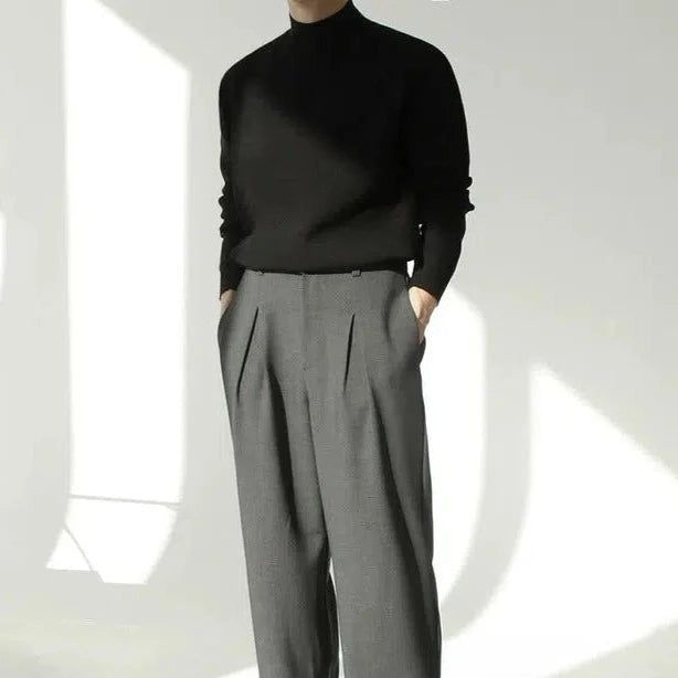 OH Drapey Casual Bootcut Pants-korean-fashion-Pants-OH Atelier-OH Garments