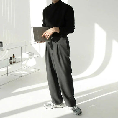 OH Drapey Casual Bootcut Pants-korean-fashion-Pants-OH Atelier-OH Garments