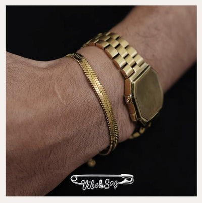 OH Electroplated Gold Stylish Bracelet-korean-fashion-Bracelet-OH Atelier-OH Garments