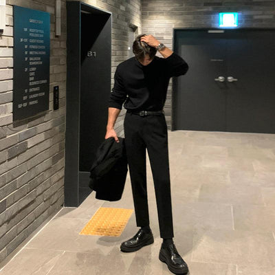 OH Essential Knit Mockneck-korean-fashion-Turtleneck-OH Atelier-OH Garments