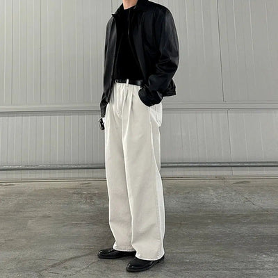 OH Essential Solid Color Pants-korean-fashion-Pants-OH Atelier-OH Garments