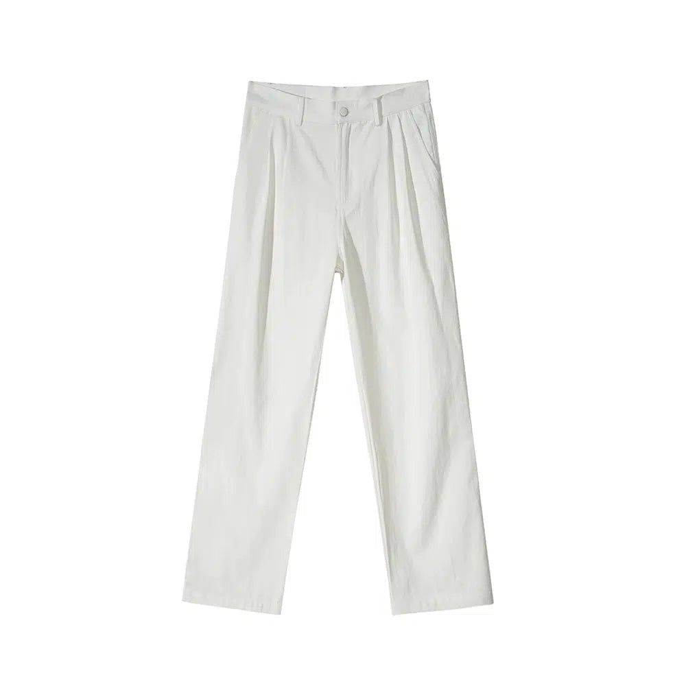 OH Essential Solid Color Pants-korean-fashion-Pants-OH Atelier-OH Garments