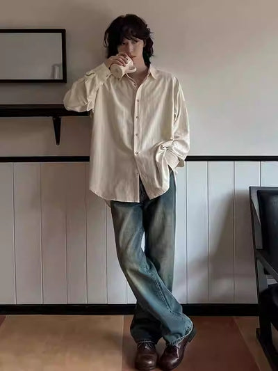 OH Faded Vintage Straight Jeans-korean-fashion-Jeans-OH Atelier-OH Garments