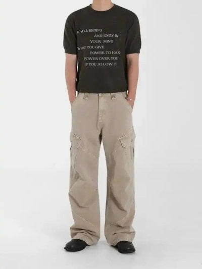 OH Faded Washed Straight Cargo Pants-korean-fashion-Pants-OH Atelier-OH Garments