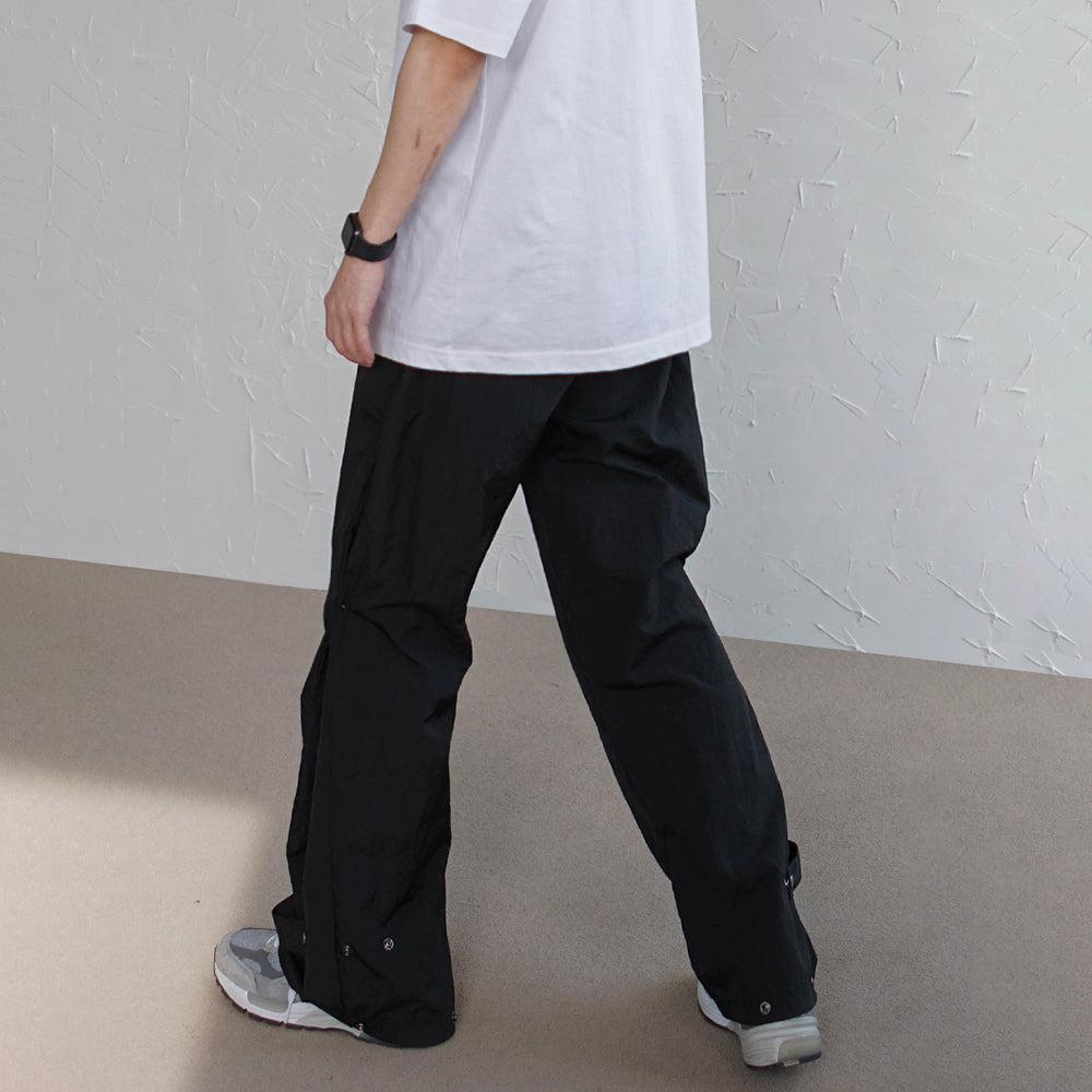 OH Fold Emphasis Solid Color Pants-korean-fashion-Pants-OH Atelier-OH Garments