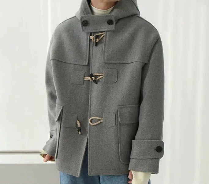 OH Hooded Toggle Coat-korean-fashion-Long Coat-OH Atelier-OH Garments