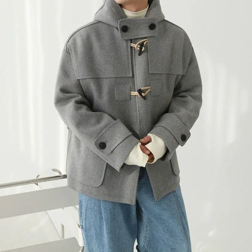 OH Hooded Toggle Coat-korean-fashion-Long Coat-OH Atelier-OH Garments