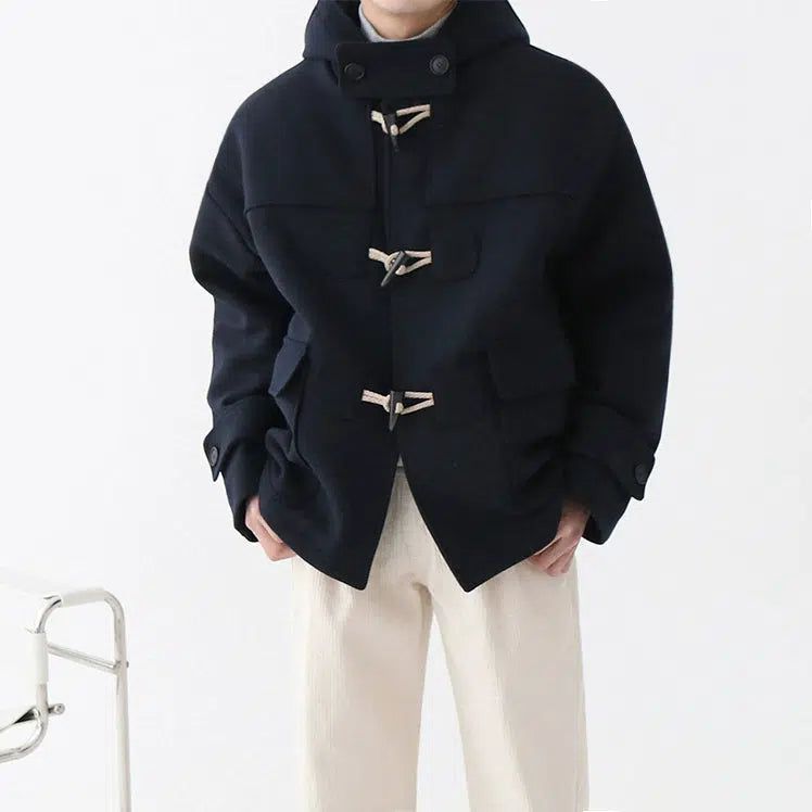 OH Hooded Toggle Coat-korean-fashion-Long Coat-OH Atelier-OH Garments