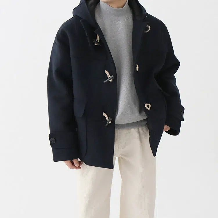 OH Hooded Toggle Coat-korean-fashion-Long Coat-OH Atelier-OH Garments