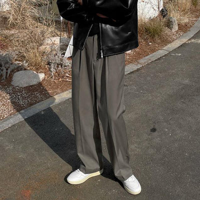 OH Loose Pleated Pants-korean-fashion-Pants-OH Atelier-OH Garments