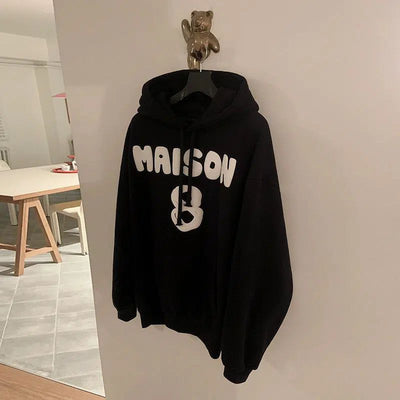 OH Maison 8 Drawstring Hoodie-korean-fashion-Hoodie-OH Atelier-OH Garments