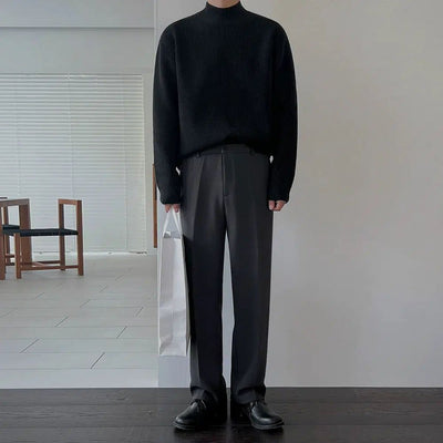 OH Office Style Pleated Pants-korean-fashion-Pants-OH Atelier-OH Garments