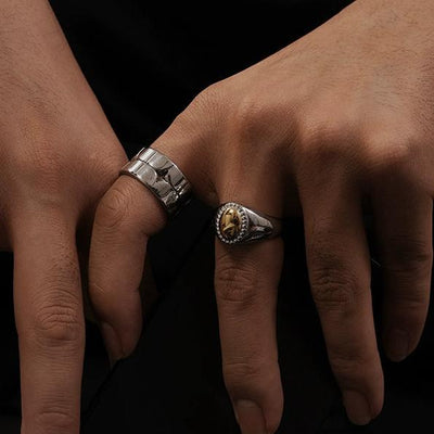 OH Polished Golden Pebble Ring-korean-fashion-Ring-OH Atelier-OH Garments